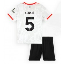 Liverpool Ibrahima Konate #5 Tredjeställ Barn 2024-25 Korta ärmar (+ Korta byxor)